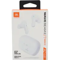 JBL Wave Beam 2: Draadloze Bluetooth-oordopjes met noise-cancelling, wit