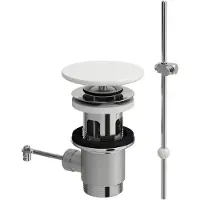 Laufen - Afsluitbare wastafelafvoer, wit H8981910000001