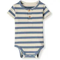 Play Up Baby Rompers Striped Rib Body - Multi - Maat 68