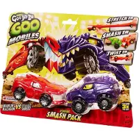 Goo Jit Zu Set Van 2 Goo Mobiles Versus Willekeurige Modelauto's - Circuits & Voertuigen