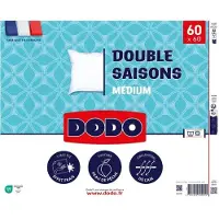 Dodo - Tweepersoons seizoenskussen - 60 x 60 cm - 100% polyester VOLUPT'AIR - Wit