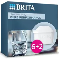 Brita Set van 6 waterfilters met 2 gratis Maxtra Pro All-in-1 P6+2 MPRO Wit