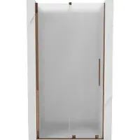Mexen Velar schuifdouchedeur 120 , ijs, roze goud - 871-120-000-31-60