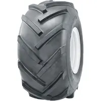 Parnells 13x5.00-6 band met open midden, profielblokken en rotovator-noppen voor de landbouw, gemonteerd op een 20 mm kogellager