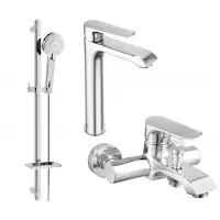 Mexen Pecos DQ40 badset, chroom - 72713DQ40-00