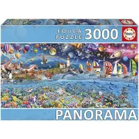 Educa - Puzzel - Het Leven - Panorama Puzzel 3000 Stukjes - Legpuzzel