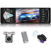 123 Autoradio 1 Din - Podofo - HD Scherm 4.1 Inch - Bluetooth - USB - Afstandsbediening op het Stuur