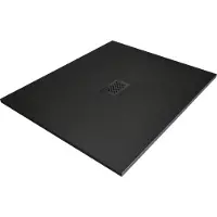 Mexen Hugo rechthoekige SMC-douchebak 120 x 100 , zwart, zwarte afdekking - 42701012-B
