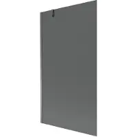 Mexen Next badscherm 1-delig 100 x 150 , grafiet, gun metal - 895-100-000-00-40-95