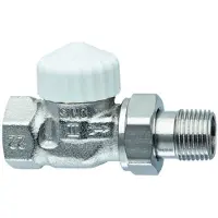 IMI HYDRONIC ENGINEERING A/S Calypso v-exact radiatorafsluiter 3/8" recht wit