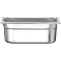 Hendi Keukenlijn stalen GN 1/4 container, hoogte 100 mm - 806531