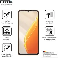 Dipos – 2x Matte Pantserfolie geschikt voor Itel A200+ | 9H Screenprotector