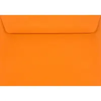 Netuno Gladde oranje enveloppen A6 - 114 x 162 mm - 25 stuks - HK zelfklevend met plakstrip - 90 gram - Burano -