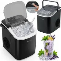 Berdsen BD-420 Serie - Ijsblokjesmaker - Automatische Reiniger - 1,1L - Zwart