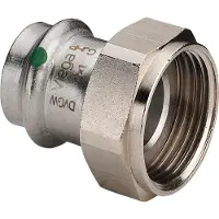 Viega Sanpress Inox koppeling 2-delig SC pers bi.dr. 54mmx2 3/8"bi