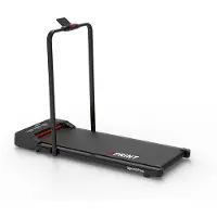Megagoods Sprint Plus - Elektrische Loopband met Handgreep - 1-10 km/u - 3 hellingsniveaus - Bluetooth & LED-display - Inklapbaar - Afstandsbediening - 2.0 HP Motor - 110 kg - Zwart