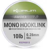 Korum Smokeshield Mono Hooklink 50m - Maat : 8lb - 0.26mm