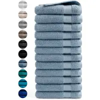 DoubleDry Handdoeken 50 x 100 set van 12 hotel kwaliteit 500 g/m2 12x
