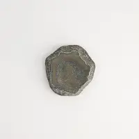 Tokyo Design Studio - Mino Craft Silver Rock Bord - Rond - 7 x 3 cm