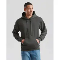 Fruit Of The Loom Trui met capuchon - CLASSIC HOODED SWEAT - S tot XXL - voor Mannen - antraciet - Maat L