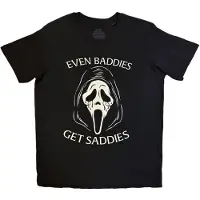 Rock Off Scream Ghostface - Even Baddies Get Saddies Heren Tshirt - L - Zwart