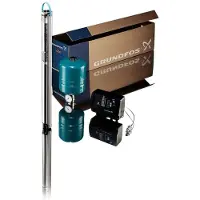 Grundfos SQE 3 onderwaterbronpomp, nom. debiet per uur 3 m³, RVS