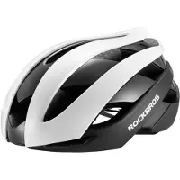 RockBros 10110004001 - Helm Fiets - L - Zwart-Wit - Lichtgewicht - Ventilatie