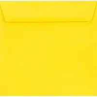 Netuno Gladde gele enveloppen A5 - 155 x 155 mm - 25 stuks - HK zelfklevend met plakstrip - 90 gram - Burano -