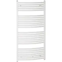 Zehnder Badkamerradiator Zeno Bow, 1508x495 mm (HxL), Zijaansluiting, gebogen, ZNT-150-050, ZZ300450B100000