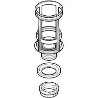 Geberit Bassin de cloche complet pour réservoir 128 référence 240.111.00.1.