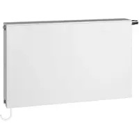 Kermi x-flair Warmtepomp ventielradiator middenaansluiting Plan Vplus Type 22 605x805mm Ventielpositie rechts PTP2L0600801R1K
