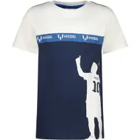 Vingino Silhoutte t-shirt Unisex Blauw 104