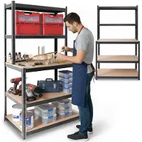Hobby Hall HR-855 Serie - Werkbank - 180cm - Metaal - Zwart