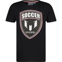 Vingino T-shirt Shield Unisex Zwart 116