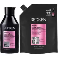 Redken Acidic Color Gloss shampoo refill set - 300ml + 500ml
