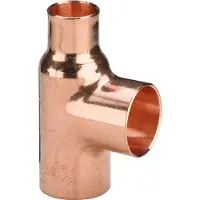 Viega R4 Soldeerfittingen verloop T-stuk 54x28x54, roodkoper