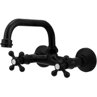 Aquanello Heritage Ascot Klassieke Keuken Muurkraan Boven Uitloop Zwart BL-4110-HA