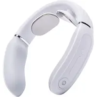 SKG 4356E-Nekmassager-Wit-Smart Verlichting van nekpijn Cervicale Schoudermassager Cadeau voor geliefde