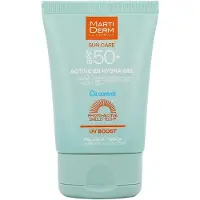 Martiderm Sun Care Active D Hydra Gel Spf50+ 50ml Zonnebrandcrème Voor Het Gezicht