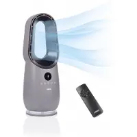 Princess Bladloze Torenventilator - 60 W – Krachtige & Stille Bladeless Fan met Afstandsbediening, Timer & LED‑Display – 75° Oscillatie – 3 Snelheden – 351582