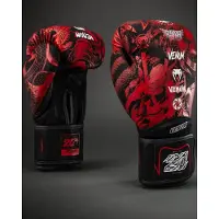 Venum 20th Anniversary Bokshandschoenen Zwart/Rood | Premium Kickboks Gloves - 14 OZ