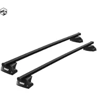 Thule SquareBar dakdragers Volvo V90 bouwjaar 2016 t/m 2026 met gesloten dakrailing | inclusief gratis dakdragertas