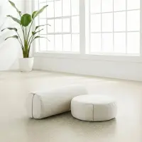 Yogistar Yoga-Set Ananda (Meditationskissen Dhyana + Yoga-Bolster Samtosha)