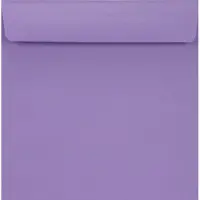 Netuno Gladde paarse enveloppen A5 - 155 x 155 mm - 25 stuks - HK zelfklevend met plakstrip - 90 gram - Burano -