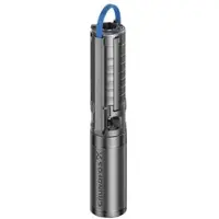 Grundfos Onderwaterpomp 3-fase pomp 4" met enkelfasige PSC motor in RVS 304 AISI SP 5a- 8 0,75kw - 2.3A - 3 x 400V - Rp 1.1/2"