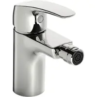Hansa Hansapinto 1-gats bidetkraan m. waste uitloop 10.6cm chroom