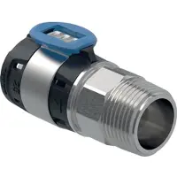 Geberit FlowFit puntstuk BU rvs d63-R2''