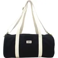 HINDBAG weekendtas Simon - zwart - Biologisch GOTS katoen