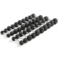 PH Fitness Hexa Dumbbell Voordeelset 1KG t/m 10KG – Complete Set van 10 Paar Dumbbells – Zeshoekige Dumbells van Hoge Kwaliteit – Gewichten voor CrossFit en Krachttraining – Hexagon Dumbbells