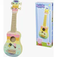 Pipsa Possu Kindergitaar Peppa Pig Holz Ukulele 43cm